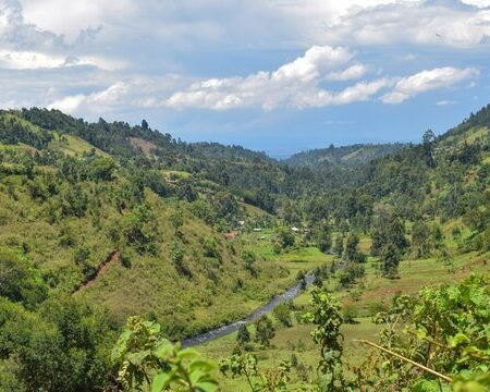 Panoramic View Of Rift Valley Escarpment Kenya