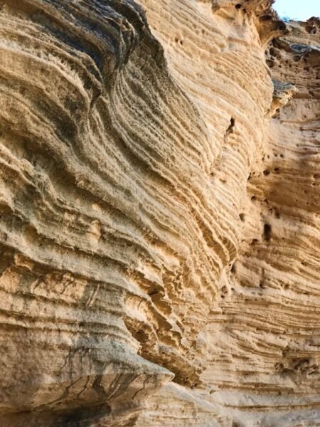 Unique Rock Formations Hell's Gate National Park Close-up