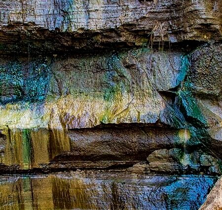 Unique Rock Formations Hell's Gate National Park Close-up
