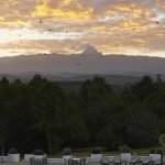 Serene sunrise over Mount Kenya view from Nanyuki:Breath taking view