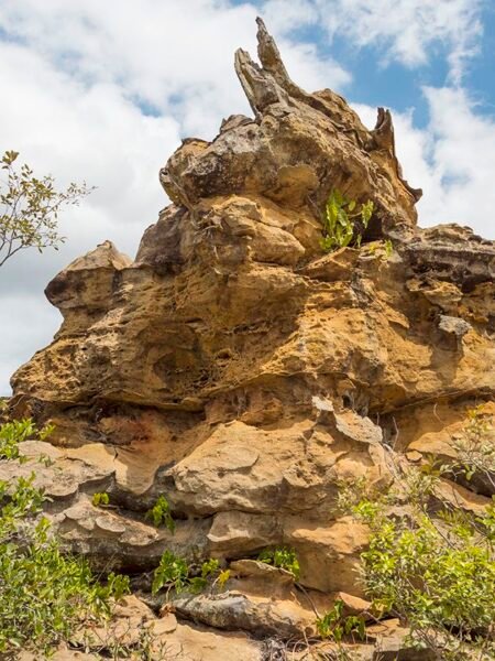 Unique Rock Formations Hell's Gate National Park Close-up