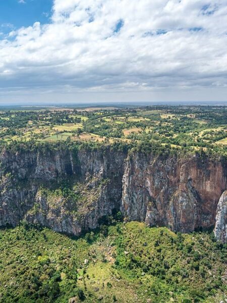 Panoramic View Of Rift Valley Escarpment Kenya