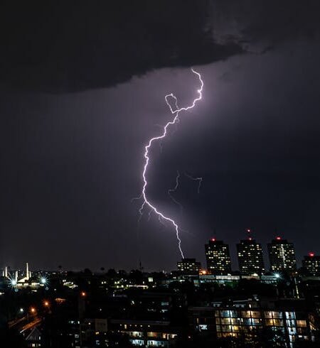 Capturing Stunning Lightning Strikes Over Nairobi Skyline