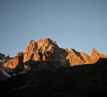 Serene sunrise over Mount Kenya view from Nanyuki:looking good