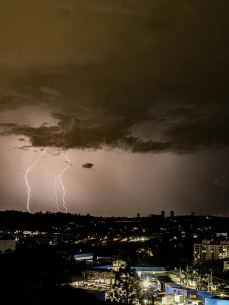 Capturing Stunning Lightning Strikes Over Nairobi Skyline