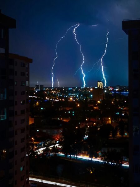 Capturing Stunning Lightning Strikes Over Nairobi Skyline
